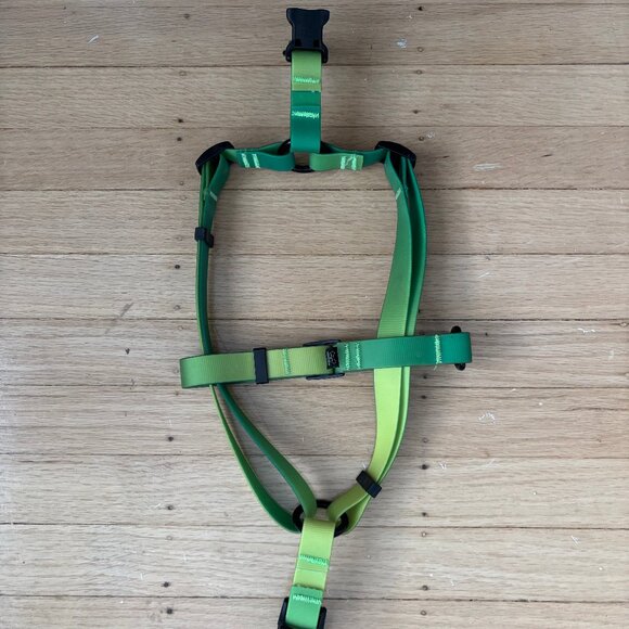 Waterproof Step-In Dog Harness Size M in Green Ombre by "Woof Concept" - Picture 7 of 7